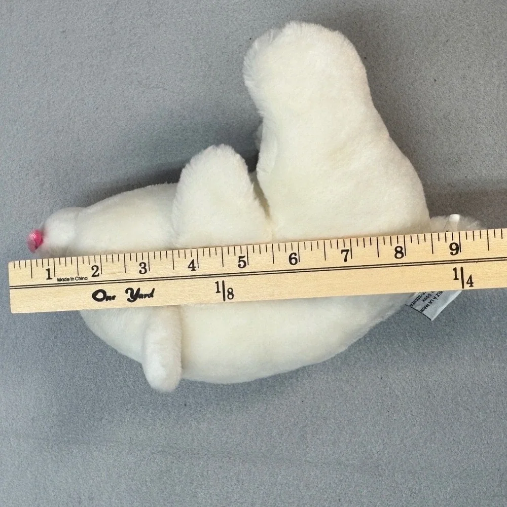 GUND Snuffles Love The Stache White Bear Plush Pink Mustache Gunderground 8